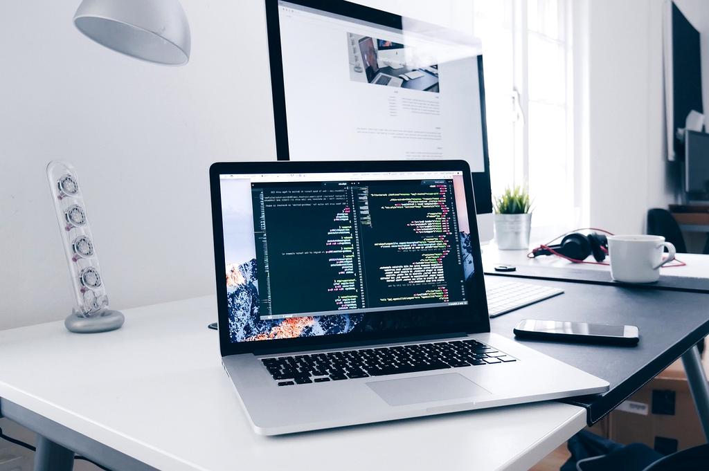 Professional network infrastructure setup with servers and security equipment